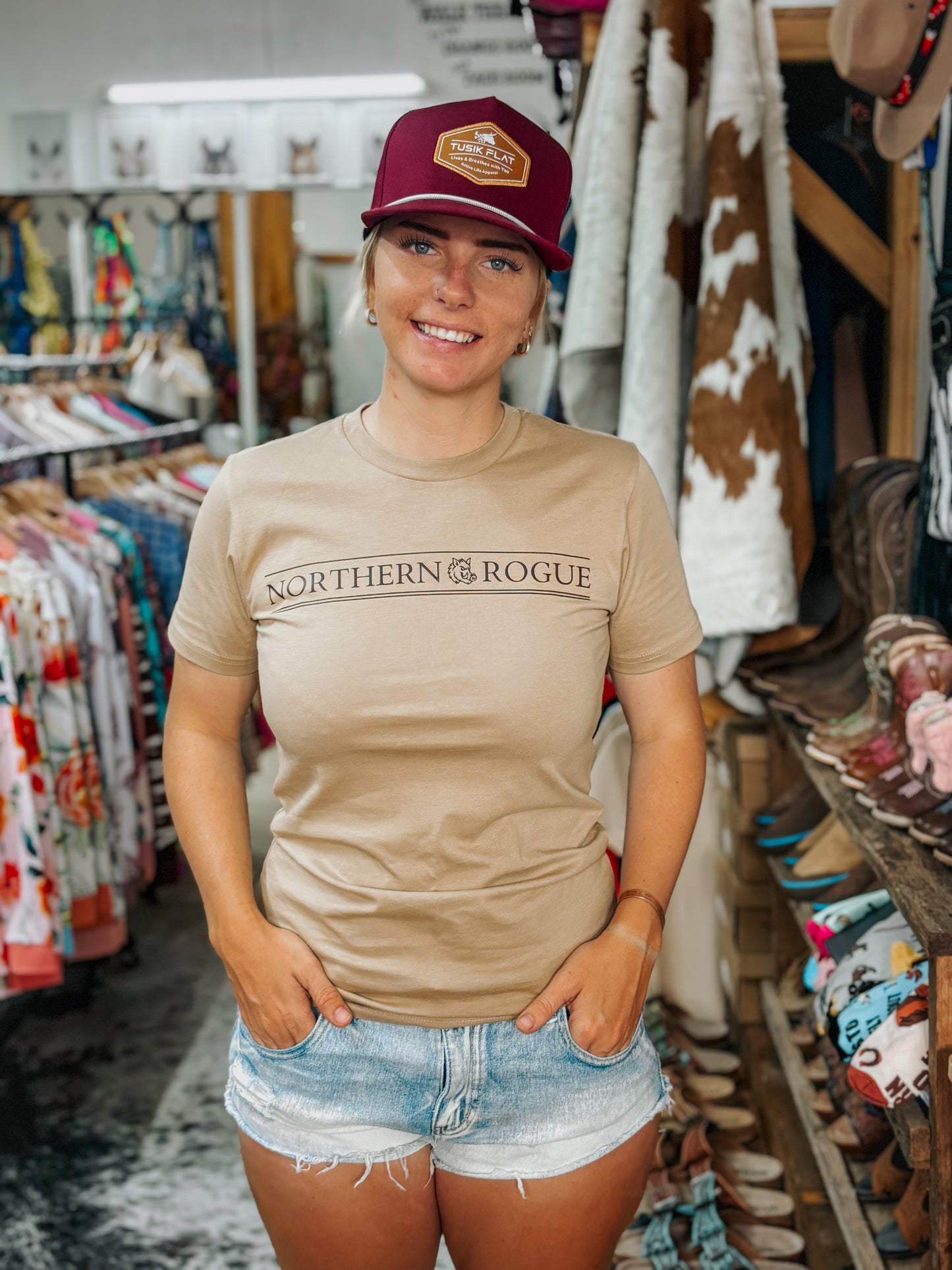 The "OG T" short sleeve in Khaki